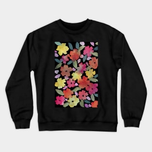 Dark Floral Crewneck Sweatshirt